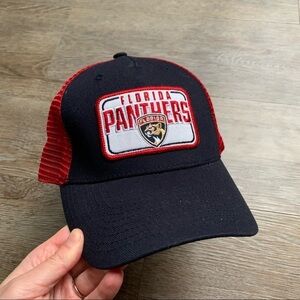 Florida Panthers Embroidered Trucker Adjustable Hat Cap